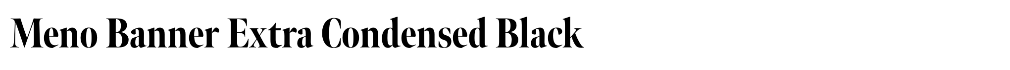 Meno Banner Extra Condensed Black image